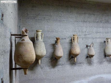 Le anfore romane nei sotterranei della tomba di Giulietta a Verona