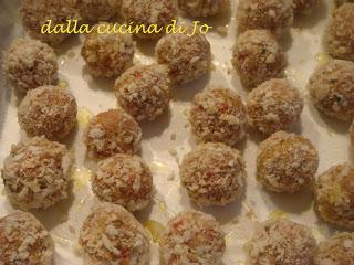 Polpettine 'rocher' al forno