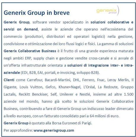 Generix Group e Boa Concept lanciano WMS