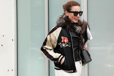 Trend alert: embroidered bomber jacket