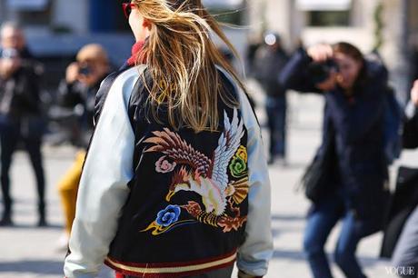 Trend alert: embroidered bomber jacket