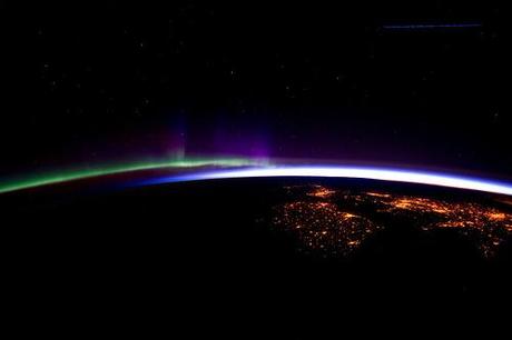 Aurora dalla Stazione Spaziale Internazionale