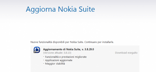 Aggiornamento alla versione 3.8.29.0 per Nokia Suite Beta!