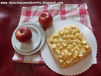 Focaccia dolce con mela