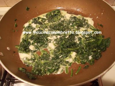 Orecchiette Pasta Vera con stracchino e spinaci