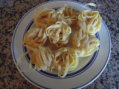 Tagliatelle con salsa di noci