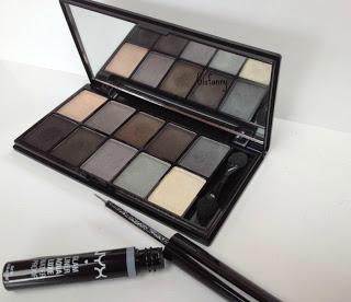 [Review Nyx cosmetics]: Palette for Smokey Eyes & Glam Liner Aqua Luxe