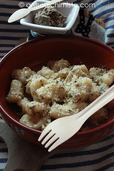 Gnocchi all’Acqua profumati all'Aglio con Paté di Tartufo Scorzone