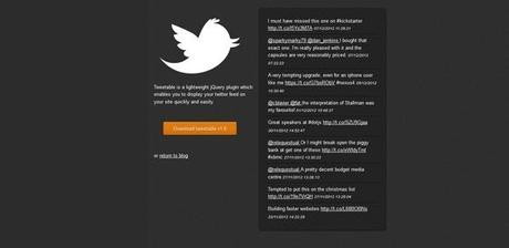 I Migliori Twitter jQuery Plugins