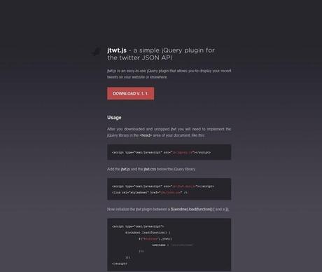 I Migliori Twitter jQuery Plugins