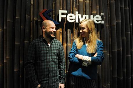 Patrice Bastian, co-fondatre e direttore creativo di Feiyue, e Alix Thomsen