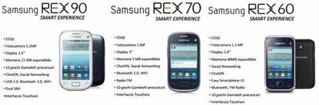 tutti i prezzi della serie REX Samsung