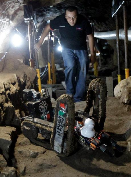 Tunnel e camere sotto il tempio di Quetzalcoatl