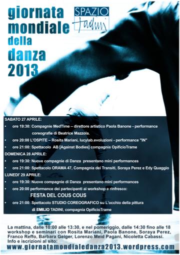 Giornata Mondiale della Danza 2013 a Spazio Tadini