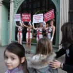 Peta, protesta a Londra contro Fornum & Mason 06