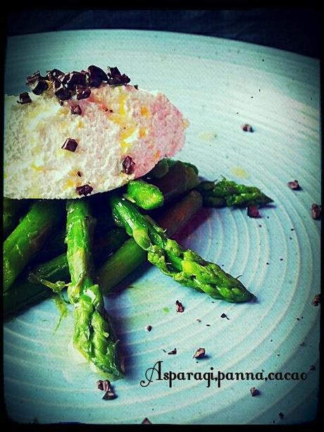 ASPARAGI,PANNA,CACAO (Asparagus,cream,cocoa) (蘆筍，奶油，可可)