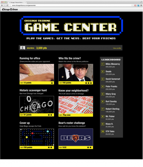 Gamification Game Center