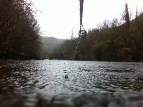 piove sul fiume trebbia all'altezza di isola di rovegno