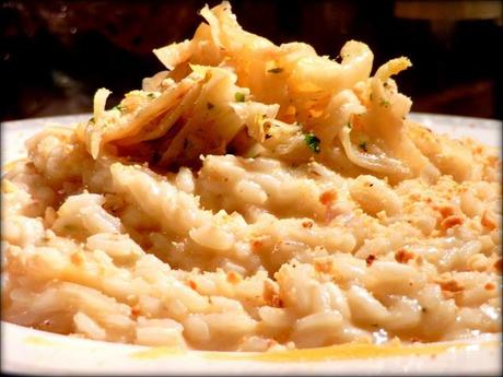 RISOTTO CON STILTON, FINOCCHIO E MIELE DI CASTAGNO