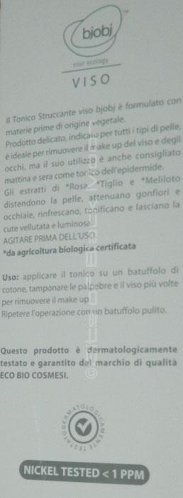 [Bjobj] - Tonico Struccante delicato