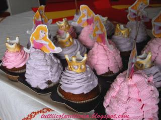 Cupcake: Aurora e coroncine