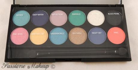 Sleek MakeUP: Aqua Collection iDivine Lagoon - Recensione, Swatch