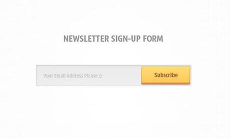 newsletter psd 