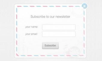 newsletter psd