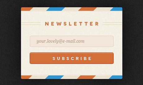 newsletter psd 