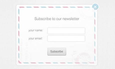 newsletter psd 