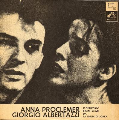 ANNA PROCLEMER e GIORGIO ALBERTAZZI - brani scelti da LA FIGLIA DI JORIO