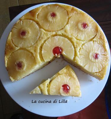 Torte: Torta ananas e banane