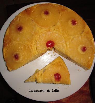 Torte: Torta ananas e banane