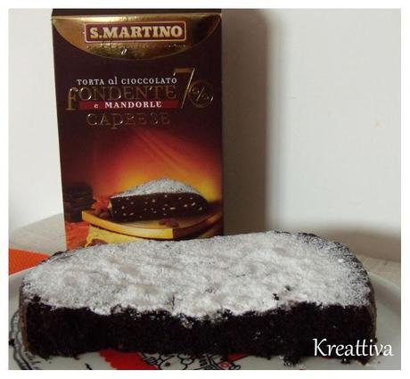 Torta al cioccolato fondente e mandorle caprese S.Martino