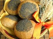 Bread Baking Panini crusca semi papavero Buns with bran poppy seeds