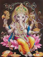 Tema: Ganesha e la Luna