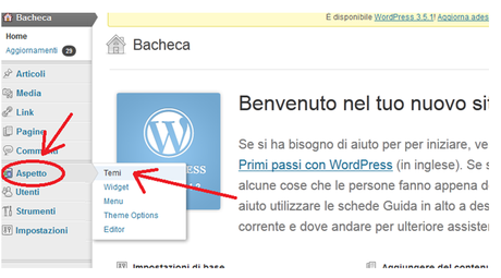 Miniguida WordPress – Lezione 2: Scegliere un tema