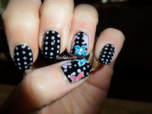 Nail Art: Romantic Black