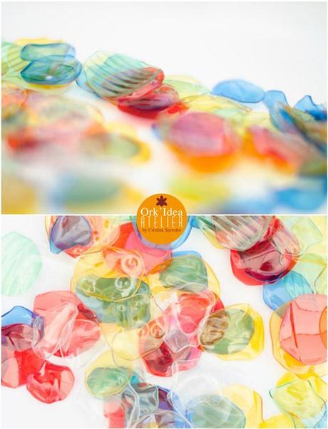 TUTORIAL: PETALI RICICLANDO BOTTIGLIE DI PLASTICA / Tutorial: recycled plastic petals