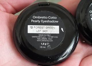 Yamamay..ombretti verdi!!! Review...