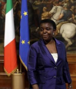 Un'africana nera al governo in Italia