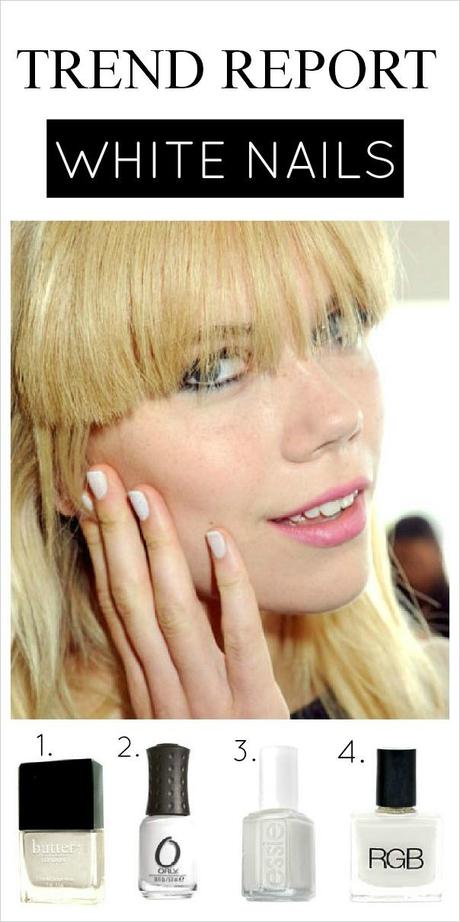 Trend S/S 2013: White Nails