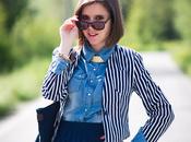 Blue stripes, white stripes