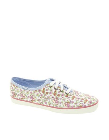 scarpe da ginnastica in tela a fiori, Keds. Asos, 