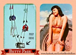 Collana dedicata a Bettie Page by Zazie