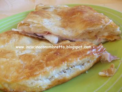 Calzone di sfoglia ripieno