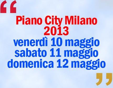 Piano City 2013