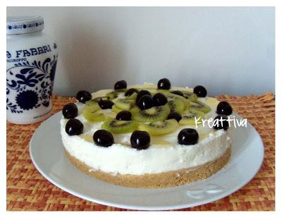 Torta allo yogurt e limone Polenghi con amarene Fabbri