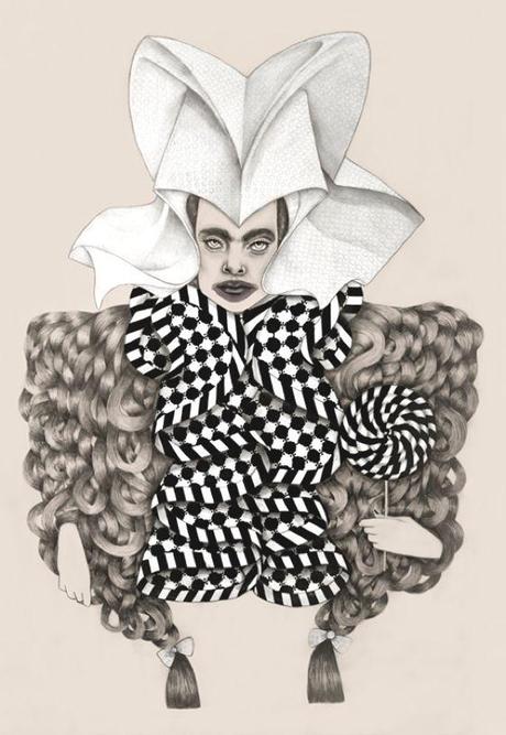 LE RAFFINATISSIME ILLUSTRAZIONI DI MODA CON PATTERNS DI TARA DOUGANS