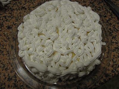 Torta panna e fragole